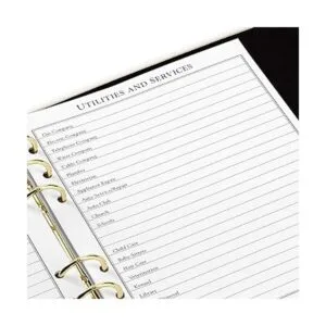 Hallmark Libreta de direcciones rellenable crema_5