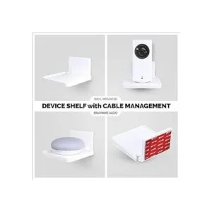 Brainwavz Estante de montaje en pared sin taladros para_4