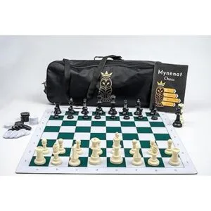 Mynnat Professionals Juego de ajedrez grueso para torneos_2