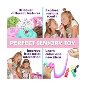 Original Stationery Kit de slime esponjoso para niñas todo_6
