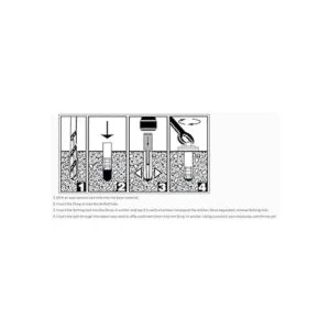 Ocho 8 38 pulgada Premium Zinc plateado de acero al_2