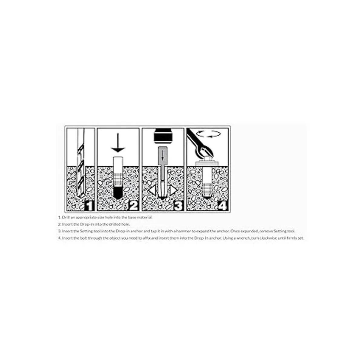 Ocho 8 38 pulgada Premium Zinc plateado de acero al_2