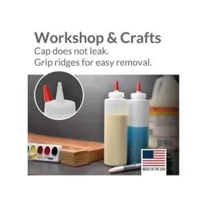 Pinnacle Mercantile Botellas de plástico para condimentos