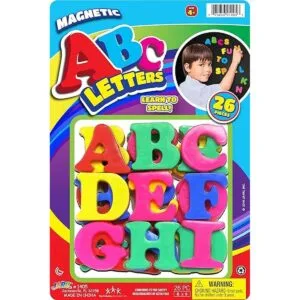 JARU ABC Paquete de letras magnéticas para fiestas 1