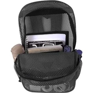 Mochilas plegables de malla para adultos escuela playa_3