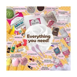 Original Stationery Kit de slime esponjoso para niñas todo_3