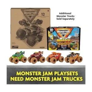 Monster Jam Paquete de 12 camiones monstruos de fundición_6