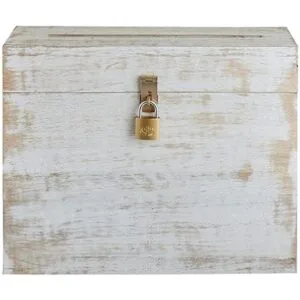 Eximious India Caja para tarjetas de boda con ranura para_2