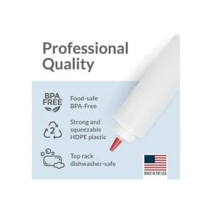 Pinnacle Mercantile Botellas de plástico para condimentos