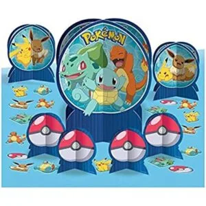 Centro de mesa y confeti Pokemon_1