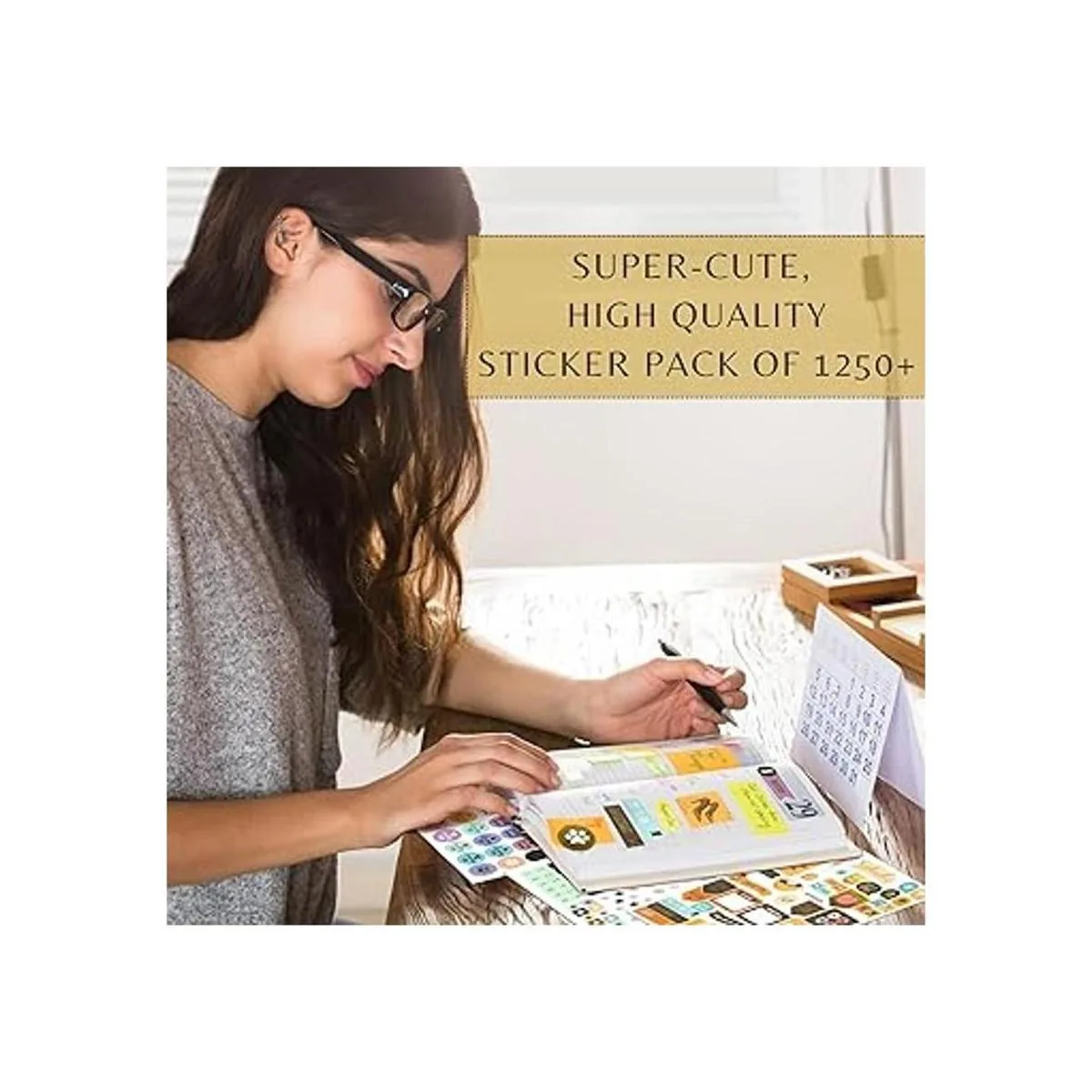 Pegatinas estéticas para planificador de lámina dorada_5