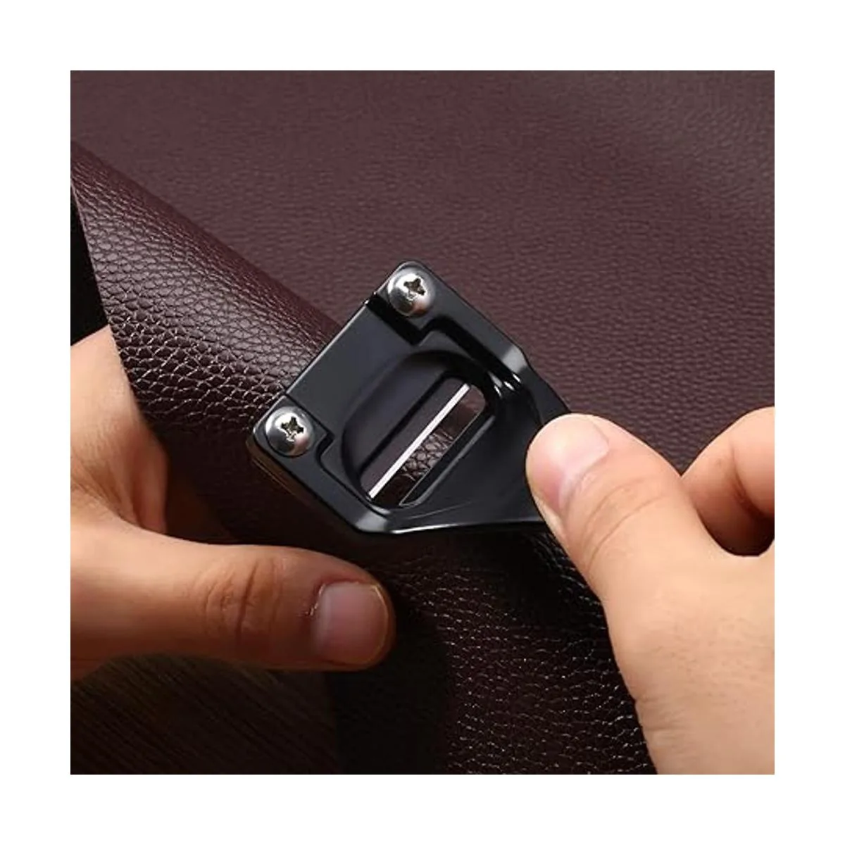 Kit de herramientas de corte de cuero de metal y biselador