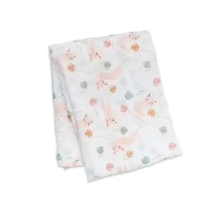 Lulujo Manta de bebé Manta de muselina 100 algodón más_3