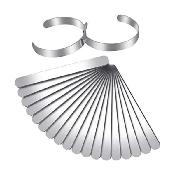 Hicarer 18 piezas de pulseras en blanco de acero