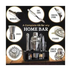 Highball Chaser Elite Juego de coctelera de 6 piezas