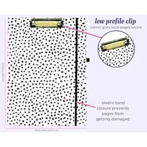 Lindo portapapeles folio con libreta forrada recargable y_2