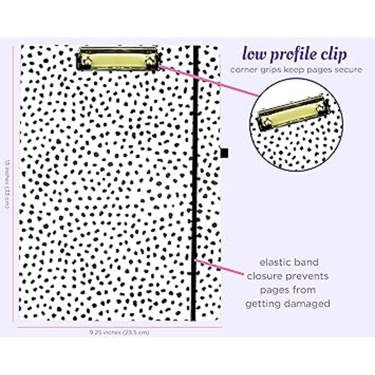 Lindo portapapeles folio con libreta forrada recargable y_2