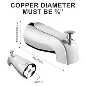 Gold Hao The Bathroom Boquilla universal sin cordones con