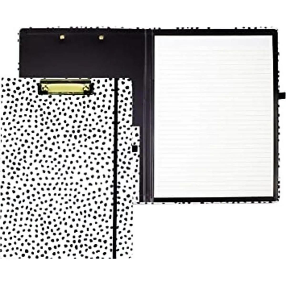 Lindo portapapeles folio con libreta forrada recargable y_1