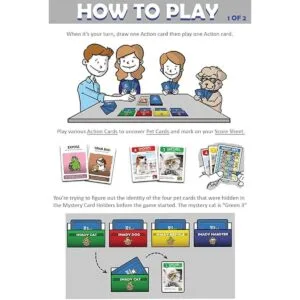 Shady Pets Juego de cartas Juegos de fiesta familiares_6