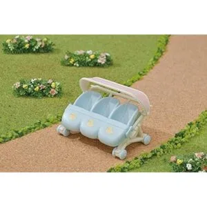 Calico Critters Cochecito triplete accesorio para bebés_4