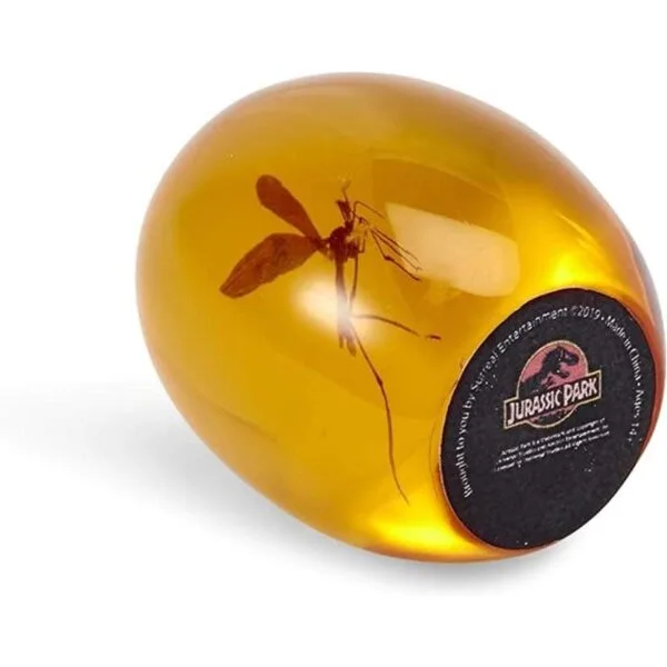 Jurassic Park Mosquito en resina ámbar Prop réplica Peso