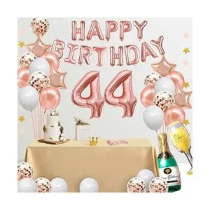 Fancy Partyshop Decoración de 44 cumpleaños Bandera y_5