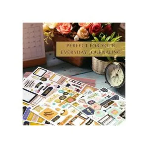 Pegatinas estéticas para planificador de lámina dorada_3