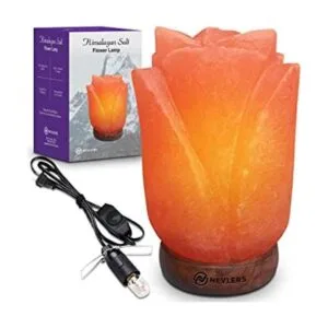 Nevlers Lámpara de sal del Himalaya tallada a mano_1