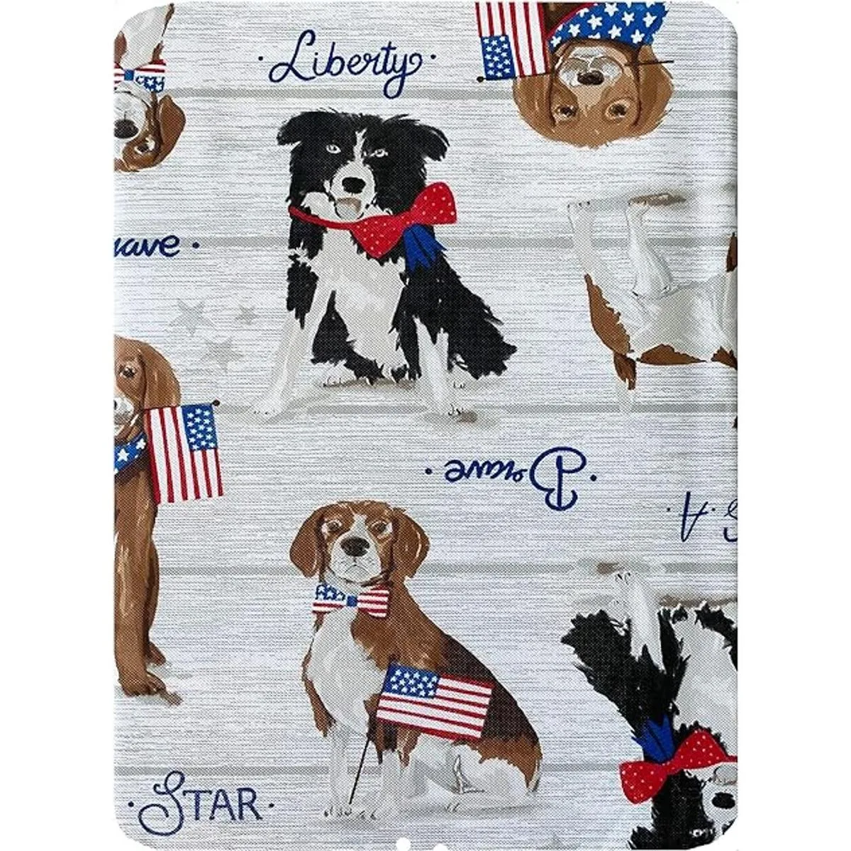 Mantel con reverso de franela de vinilo con diseño de_1