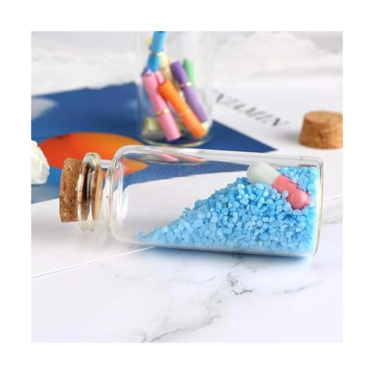 JIUYUE 55 botellas pequeñas de corcho de vidrio de 1.0 fl_6