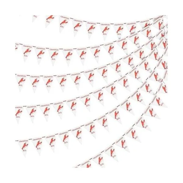 Banner de 10.2 ft diseño de cangrejo de cangrejos Mardi