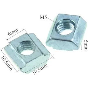 Odinest Tuercas en T con ranura deslizante serie 20 M5