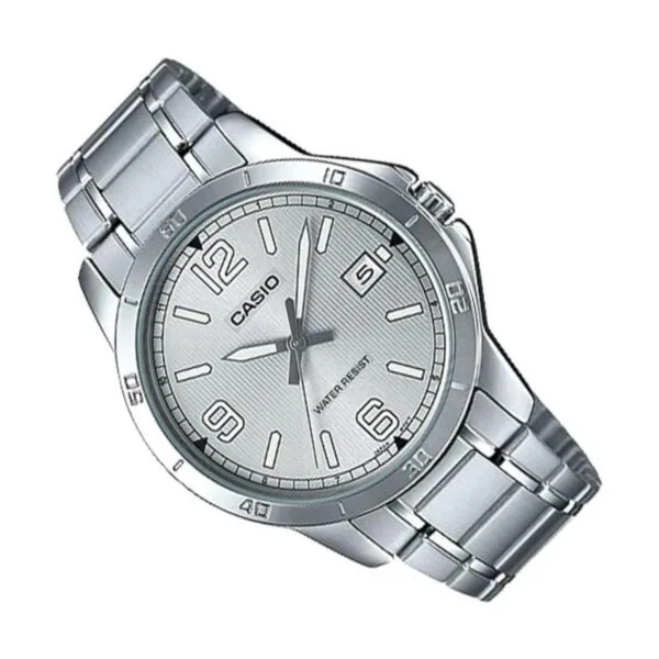MTPV004D7B2 Reloj analógico de acero inoxidable con