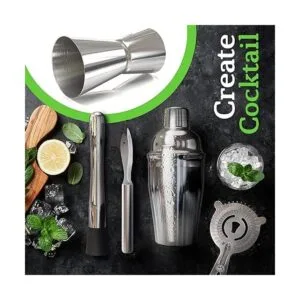 Highball Chaser Elite Juego de coctelera de 6 piezas