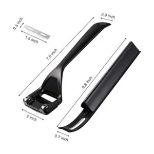 Kit de herramientas de corte de cuero de metal y biselador