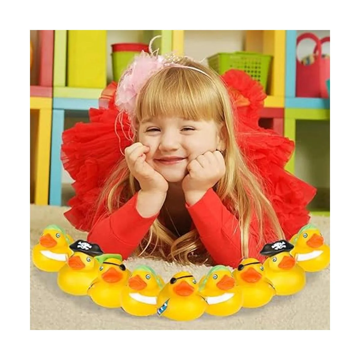 ArtCreativity Patos de goma pirata de 2 pulgadas paquete_6