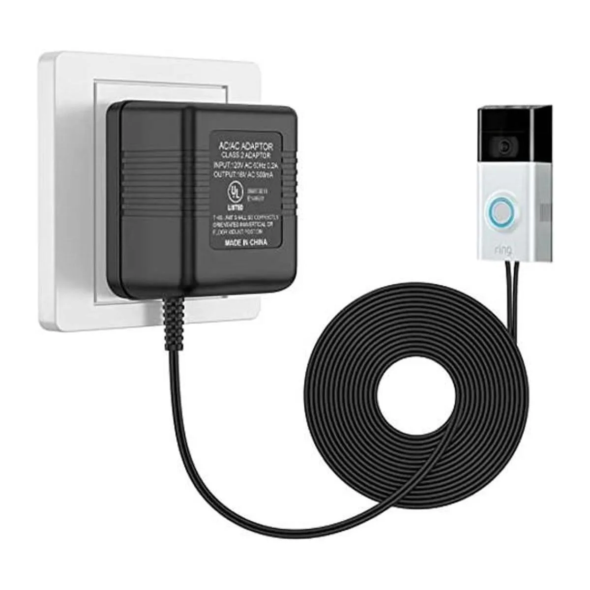 Adaptador de fuente de alimentación de timbre de video