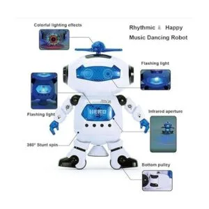 Robot de juguete musical para caminar y bailar para niños_2
