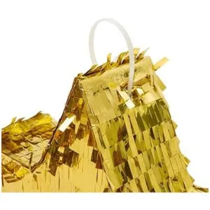 Piñata de estrella dorada pequeña para fiesta de_4