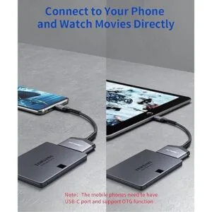 Cable SATA a USB C adaptador de controlador duro JSAUX_5