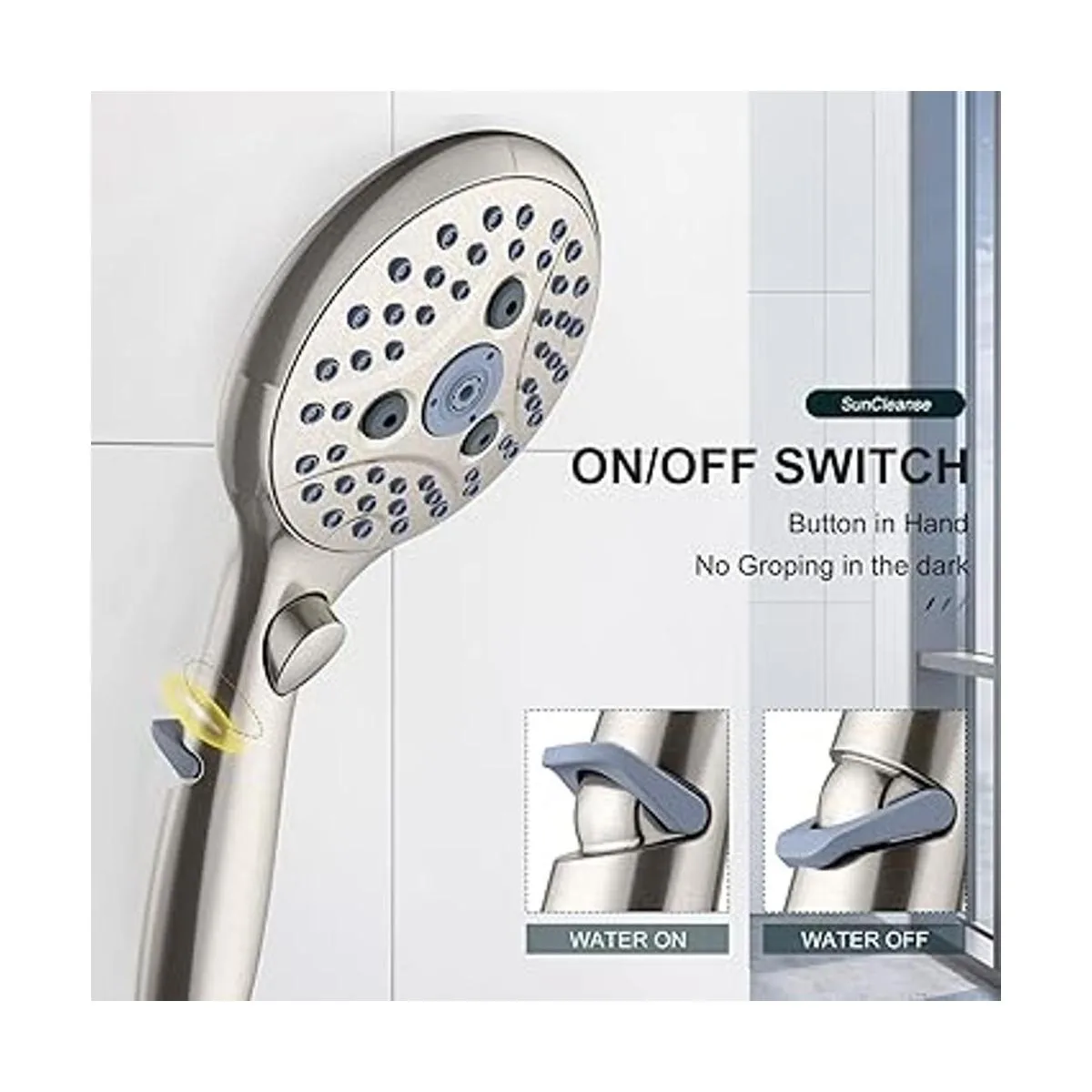 SunCleanse Sistema de regadera juego completo de grifo de_3