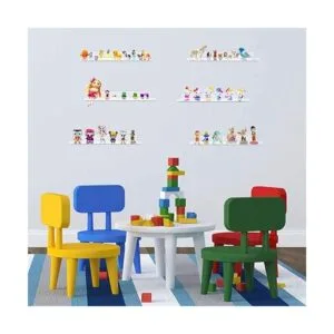 Estantes flotantes de acrílico para niños calcomanías