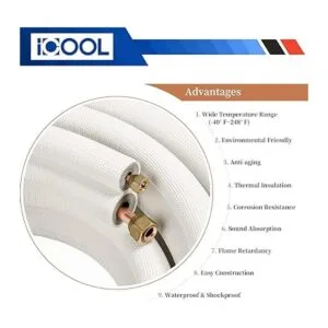 ICOOL Mini juego de líneas divididas de 16 pies 14