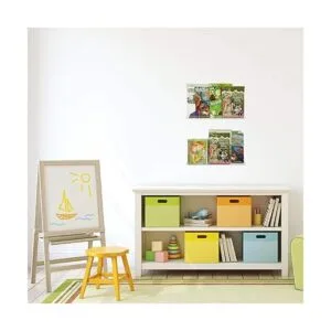 Estantes flotantes de acrílico para niños calcomanías