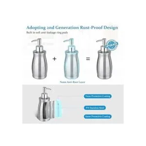 GLUBEE Dispensador de jabón botella única curvada de_3