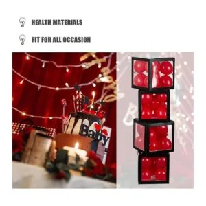 Aimto Cajas de globos transparentes para decoración de_2