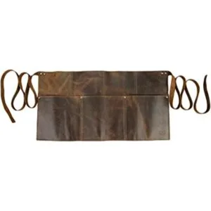 Hide Drink Delantal de cuero barista en la cintura_1