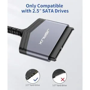 Cable SATA a USB C adaptador de controlador duro JSAUX_2