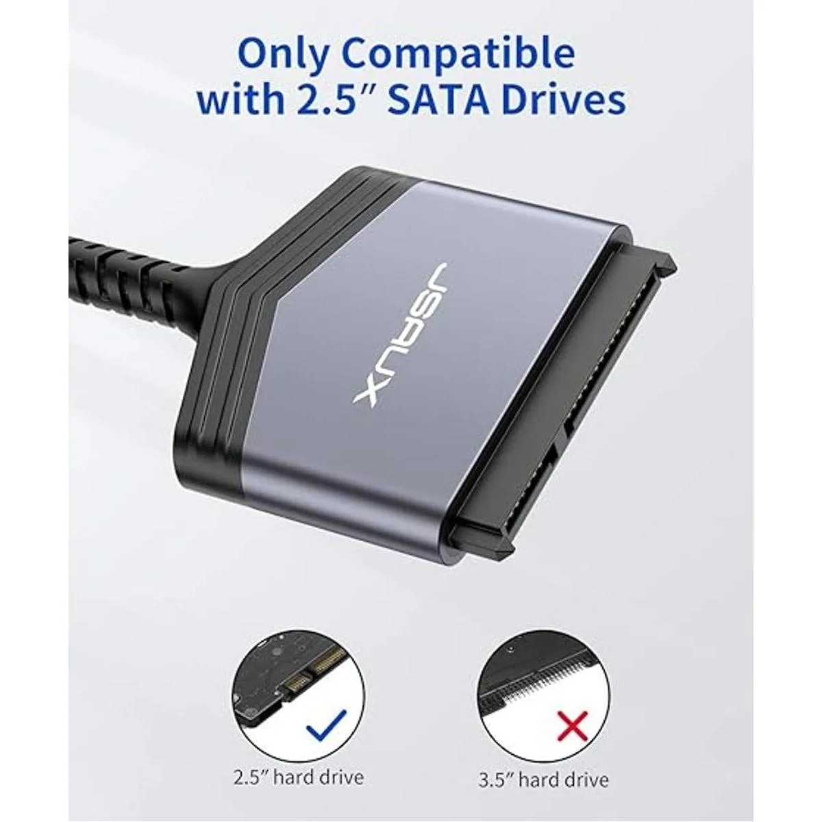 Cable SATA a USB C adaptador de controlador duro JSAUX_2